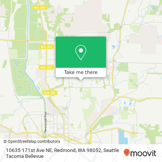 10635 171st Ave NE, Redmond, WA 98052 map