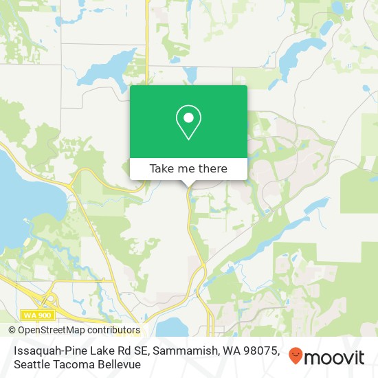 Mapa de Issaquah-Pine Lake Rd SE, Sammamish, WA 98075