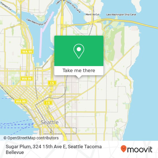 Mapa de Sugar Plum, 324 15th Ave E