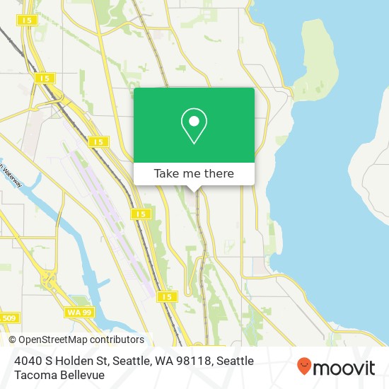 4040 S Holden St, Seattle, WA 98118 map