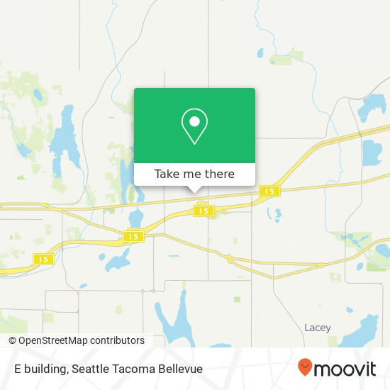 E  building, 3948 Martin Way SE E  building, Olympia, WA 98506, USA map