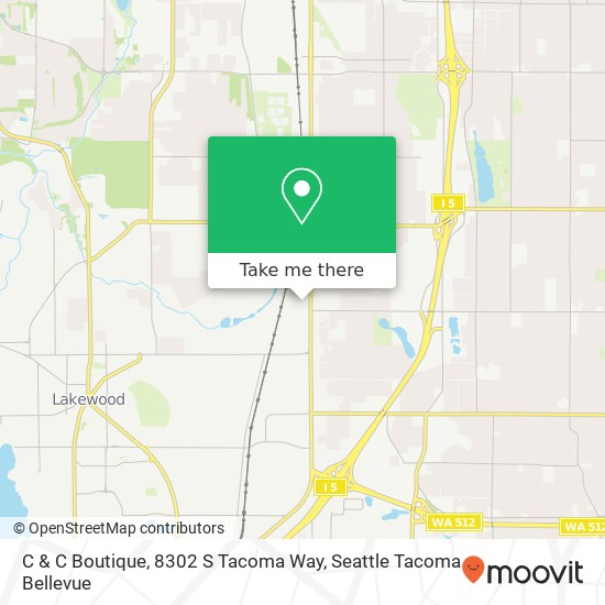 C & C Boutique, 8302 S Tacoma Way map
