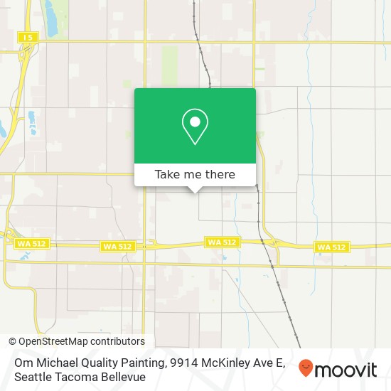 Mapa de Om Michael Quality Painting, 9914 McKinley Ave E