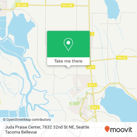 Mapa de Juda Praise Center, 7832 32nd St NE