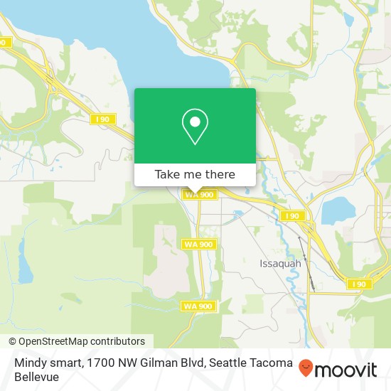 Mapa de Mindy smart, 1700 NW Gilman Blvd
