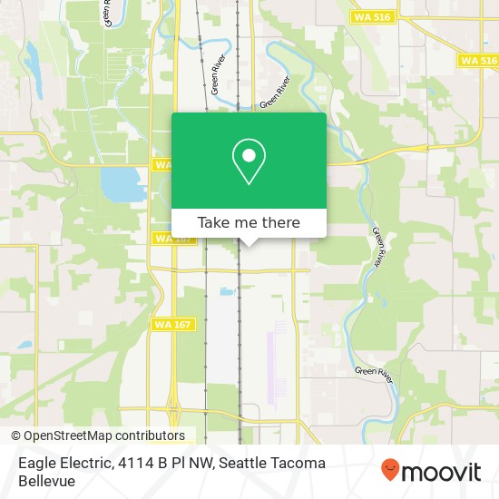 Eagle Electric, 4114 B Pl NW map