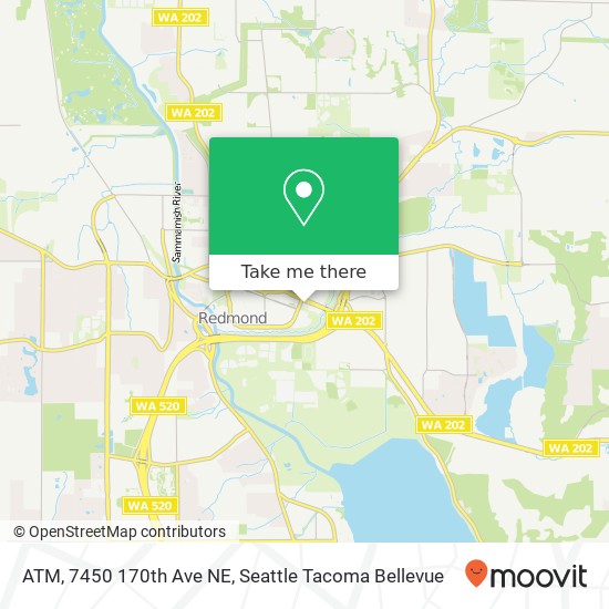 ATM, 7450 170th Ave NE map