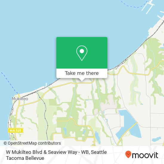 Mapa de W Mukilteo Blvd & Seaview Way - WB