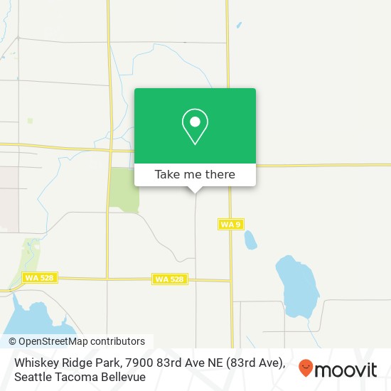 Mapa de Whiskey Ridge Park, 7900 83rd Ave NE