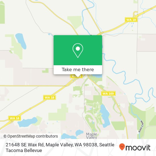 21648 SE Wax Rd, Maple Valley, WA 98038 map