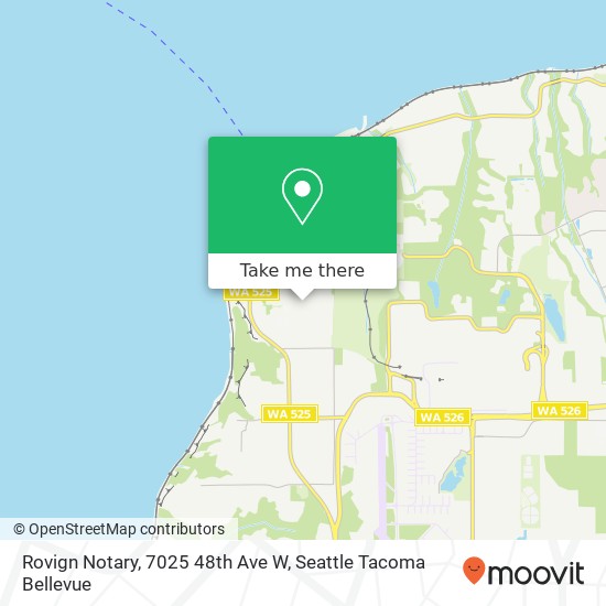 Rovign Notary, 7025 48th Ave W map