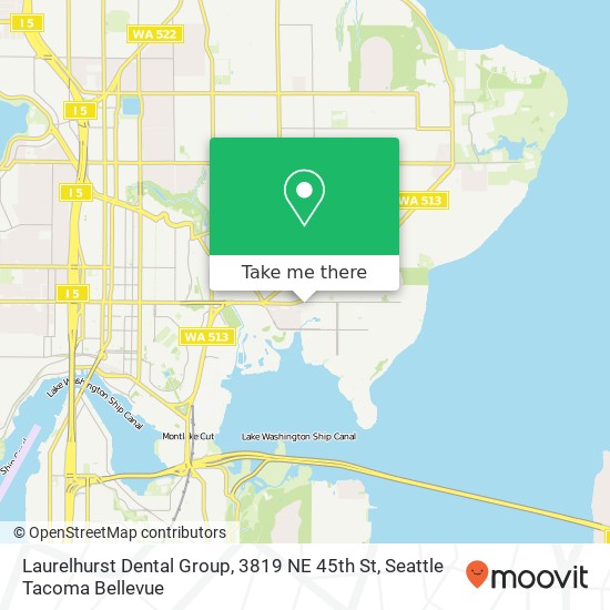 Mapa de Laurelhurst Dental Group, 3819 NE 45th St