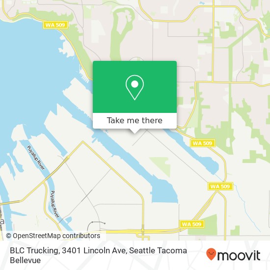 Mapa de BLC Trucking, 3401 Lincoln Ave