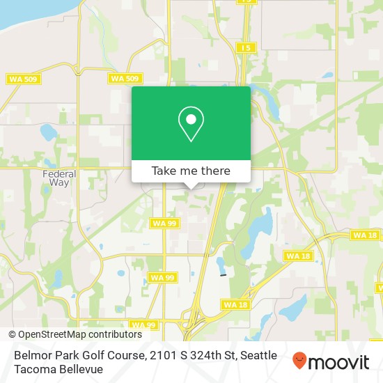 Mapa de Belmor Park Golf Course, 2101 S 324th St