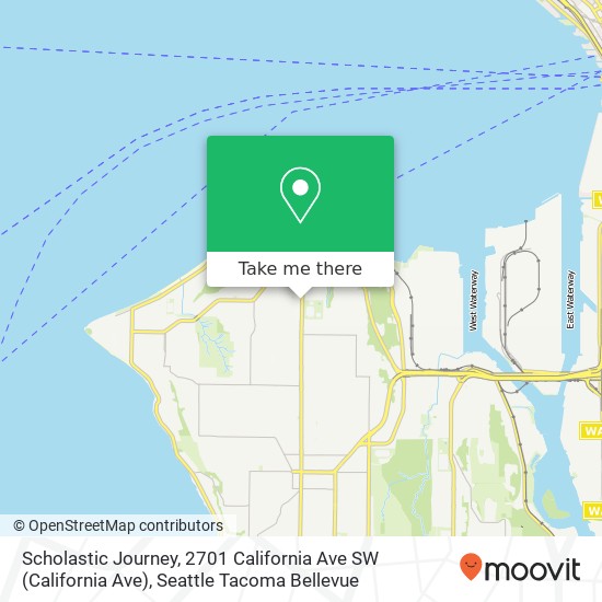 Mapa de Scholastic Journey, 2701 California Ave SW