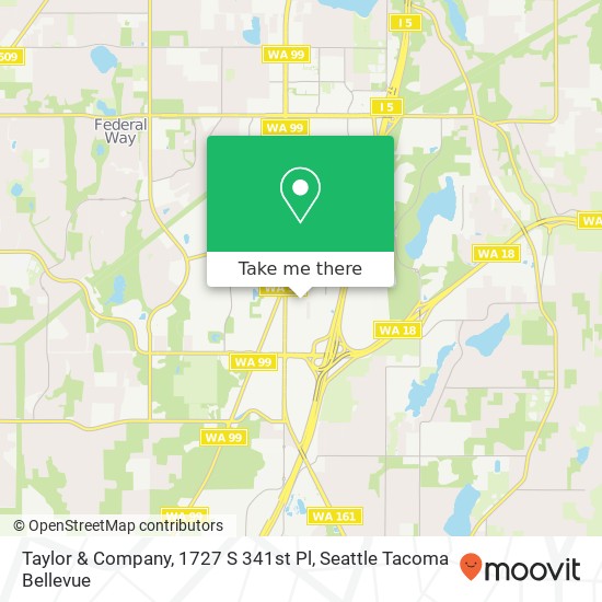 Taylor & Company, 1727 S 341st Pl map