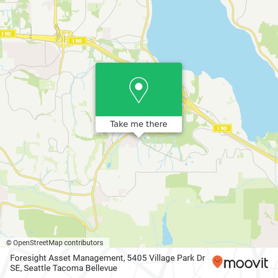 Mapa de Foresight Asset Management, 5405 Village Park Dr SE