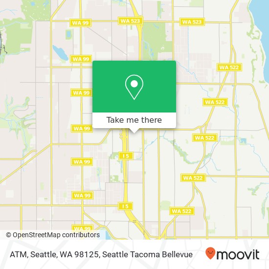 Mapa de ATM, Seattle, WA 98125