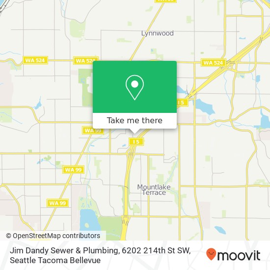 Jim Dandy Sewer & Plumbing, 6202 214th St SW map