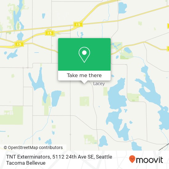 TNT Exterminators, 5112 24th Ave SE map