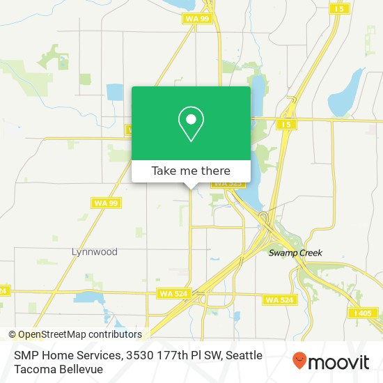 SMP Home Services, 3530 177th Pl SW map