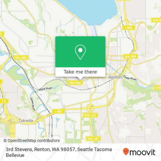 3rd Stevens, Renton, WA 98057 map