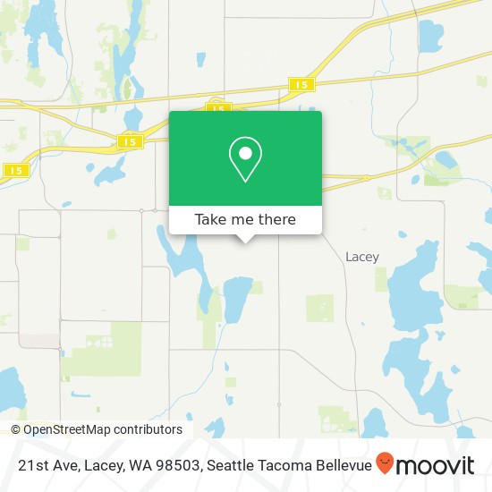 21st Ave, Lacey, WA 98503 map