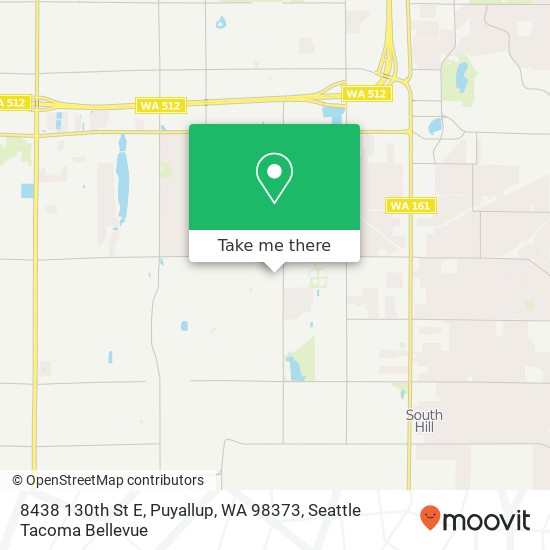 8438 130th St E, Puyallup, WA 98373 map
