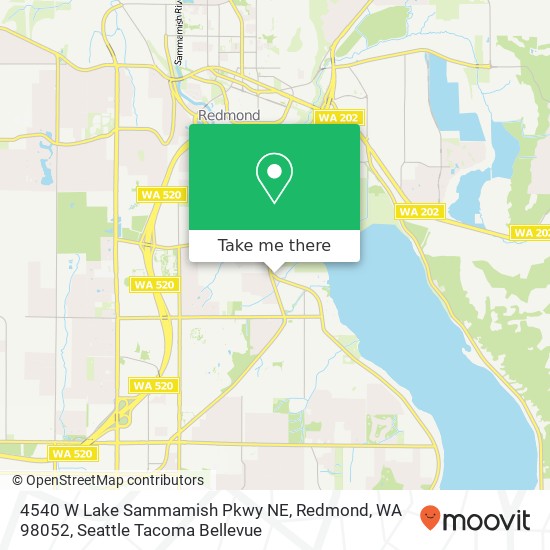 4540 W Lake Sammamish Pkwy NE, Redmond, WA 98052 map