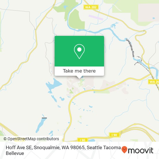 Hoff Ave SE, Snoqualmie, WA 98065 map