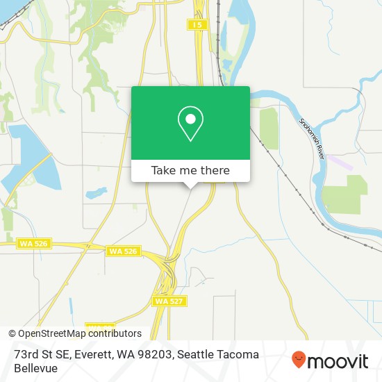 Mapa de 73rd St SE, Everett, WA 98203