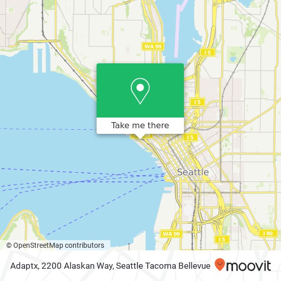 Mapa de Adaptx, 2200 Alaskan Way