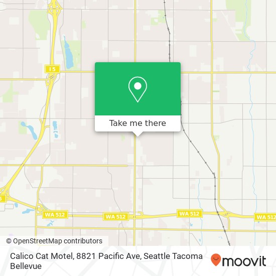 Mapa de Calico Cat Motel, 8821 Pacific Ave