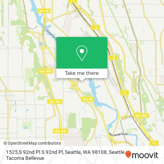 1525,S 92nd Pl S 92nd Pl, Seattle, WA 98108 map