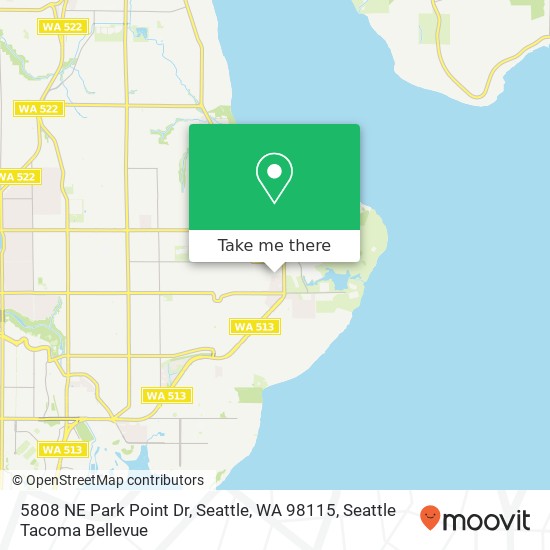 5808 NE Park Point Dr, Seattle, WA 98115 map