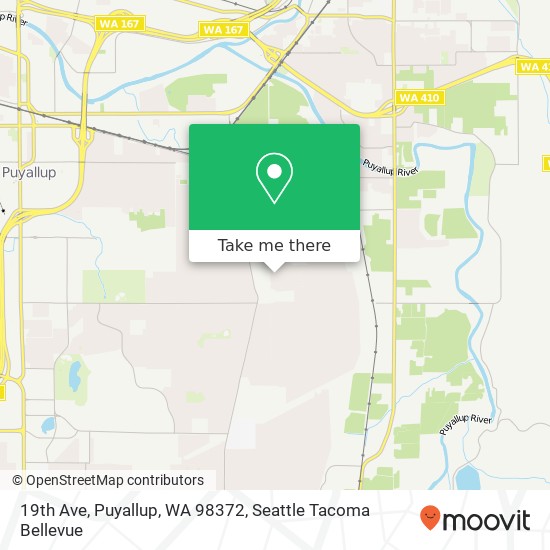 Mapa de 19th Ave, Puyallup, WA 98372