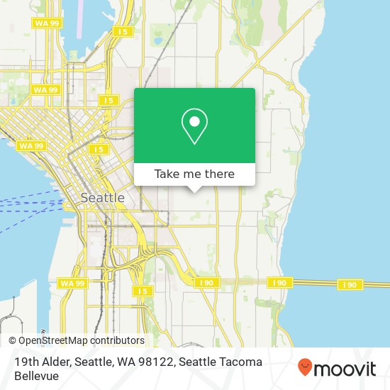 Mapa de 19th Alder, Seattle, WA 98122