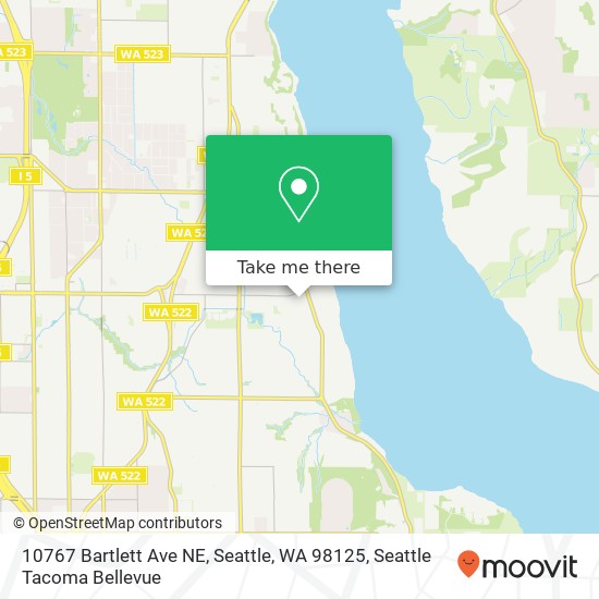 10767 Bartlett Ave NE, Seattle, WA 98125 map