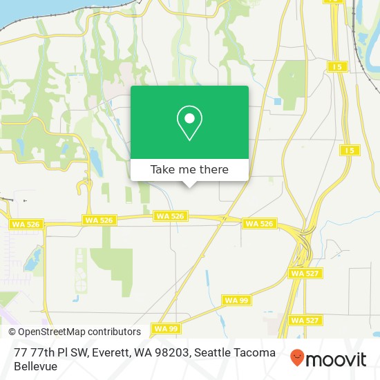 77 77th Pl SW, Everett, WA 98203 map