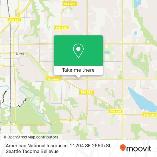 Mapa de American National Insurance, 11204 SE 256th St