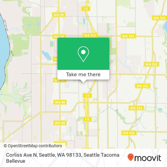 Corliss Ave N, Seattle, WA 98133 map