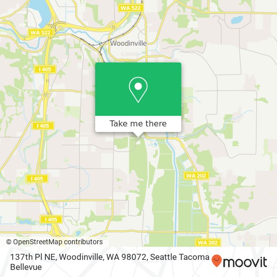 137th Pl NE, Woodinville, WA 98072 map