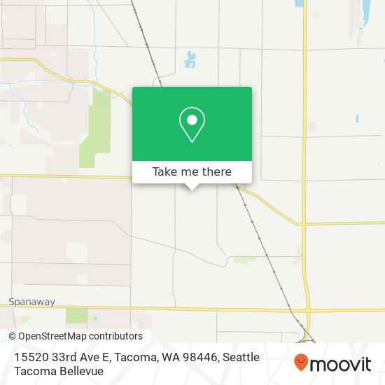 Mapa de 15520 33rd Ave E, Tacoma, WA 98446