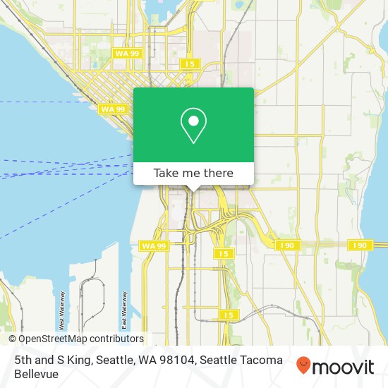 Mapa de 5th and S King, Seattle, WA 98104