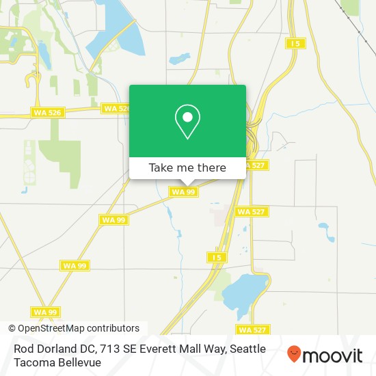 Rod Dorland DC, 713 SE Everett Mall Way map