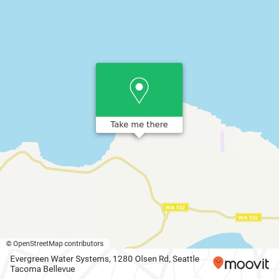 Evergreen Water Systems, 1280 Olsen Rd map