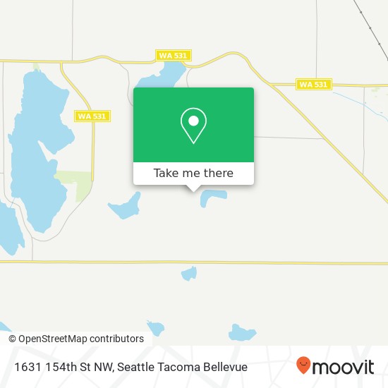 Mapa de 1631 154th St NW, Marysville, WA 98271