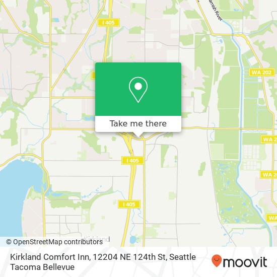 Kirkland Comfort Inn, 12204 NE 124th St map