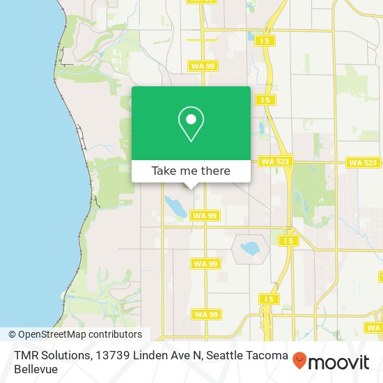 Mapa de TMR Solutions, 13739 Linden Ave N