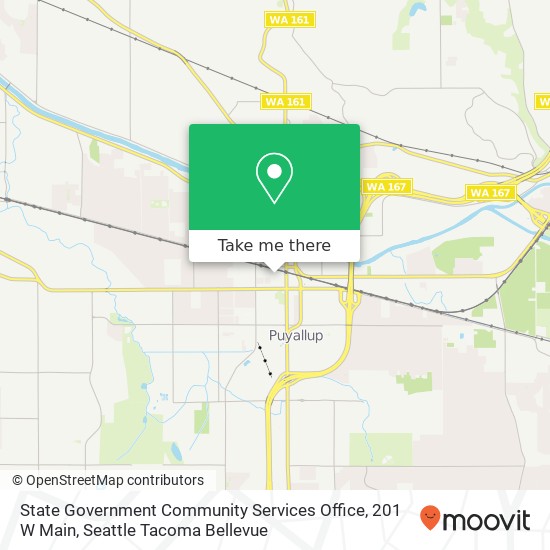 Mapa de State Government Community Services Office, 201 W Main